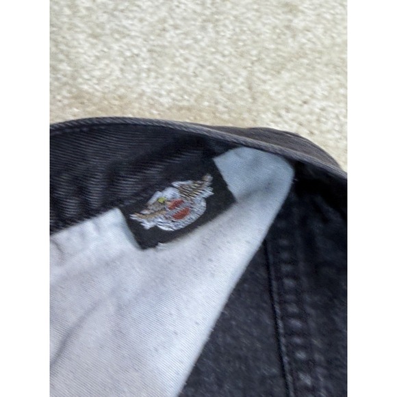 Harley Davidson Jeans Mens 40x32 Black Straight Leg Biker Logo Riding Outdoor - Picture 4 of 9